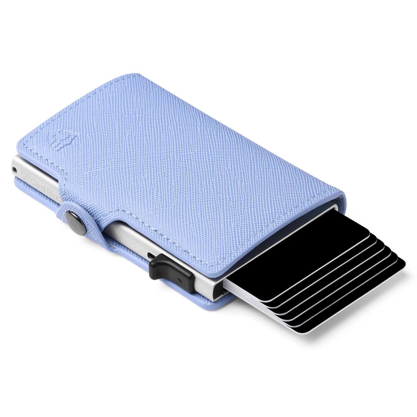 Card Blocr Womens Slim Credit Card Wallet in Saffiano PU Leather | RFID Blocking - LIFETIME GUARANTEE