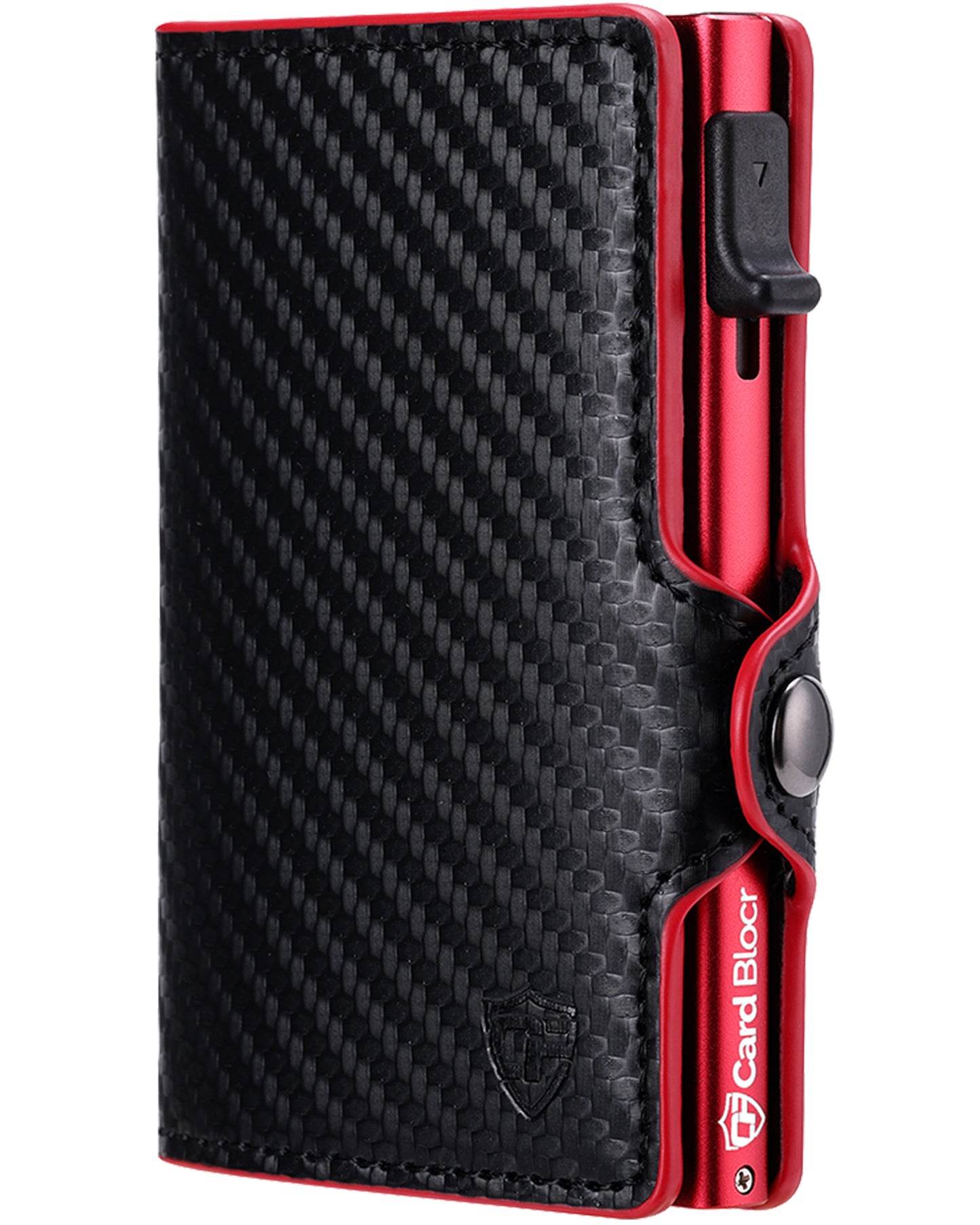 Conceal Plus Card Blocr Carbon Wallet for Men, Pop Up Wallet Credit Card Holder - RFID Blocking, Slim Minimalist Credit Card Case