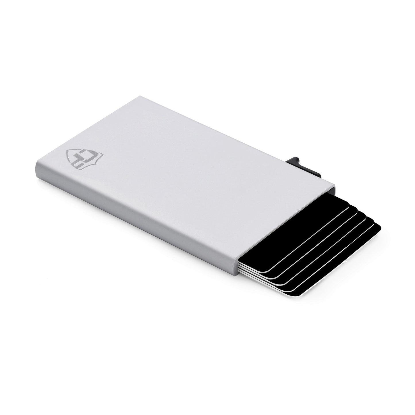 Card Blocr Credit Card Holder Silver Trigger Wallet
