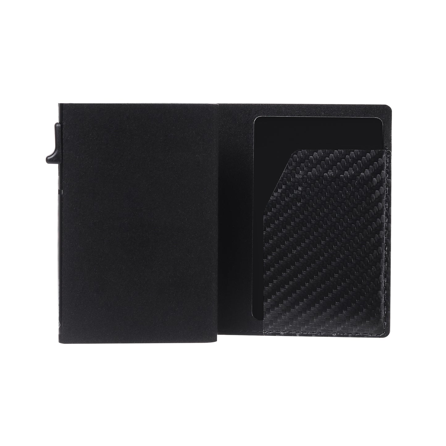 Card Blocr Slim RFID Blocking Credit Card Wallet Black PU Carbon