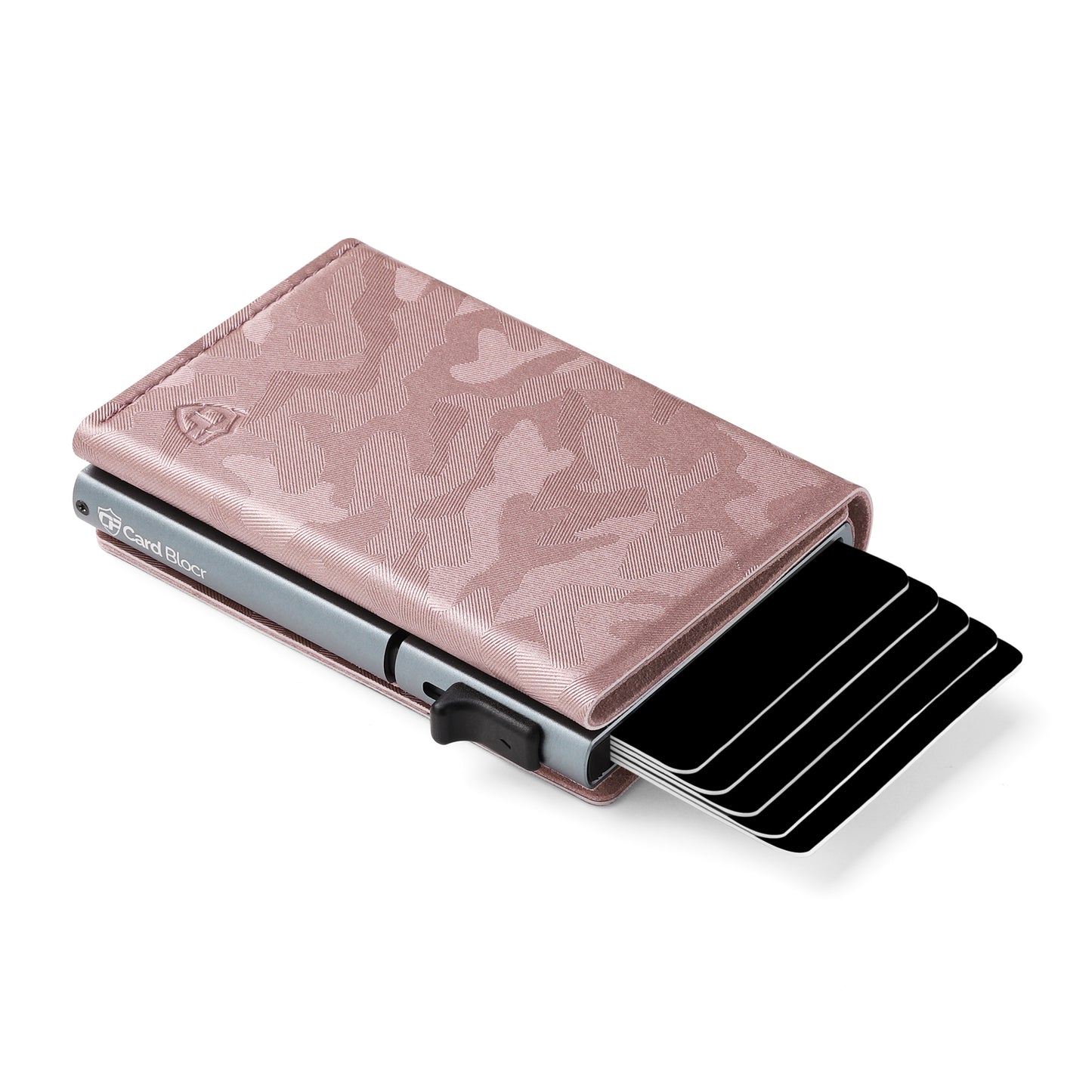 Card Blocr Slim RFID Blocking Credit Card Wallet Pink Camo