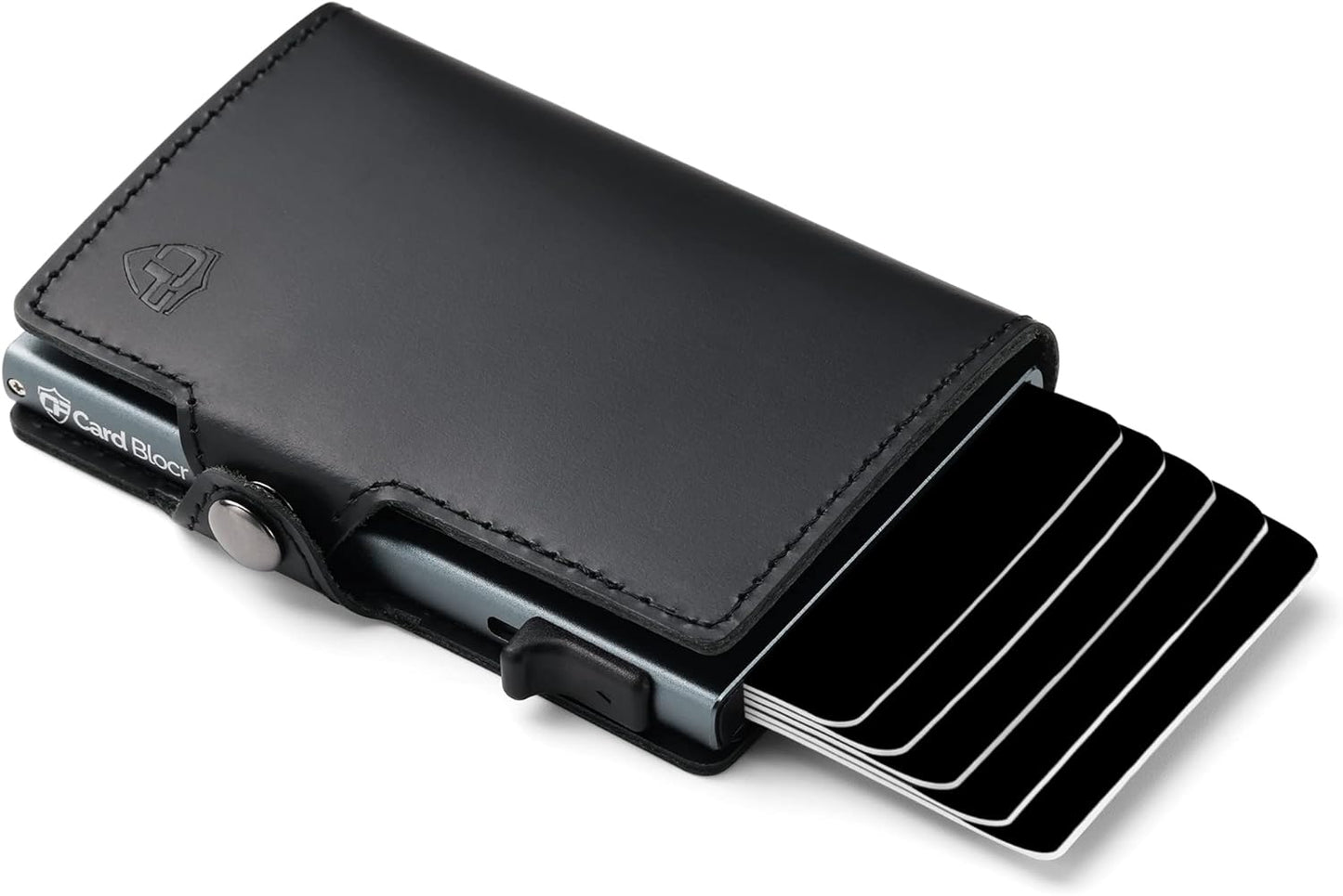 Conceal Plus Wallet for Men, Pop Up Wallet Credit Card Holder - RFID Blocking, Slim Minimalist Credit Card Case - LIFETIME WARRANTY
