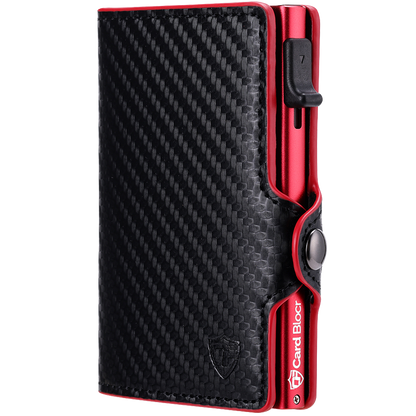 Conceal Plus Card Blocr Carbon Wallet for Men, Pop Up Wallet Credit Card Holder - RFID Blocking, Slim Minimalist Credit Card Case