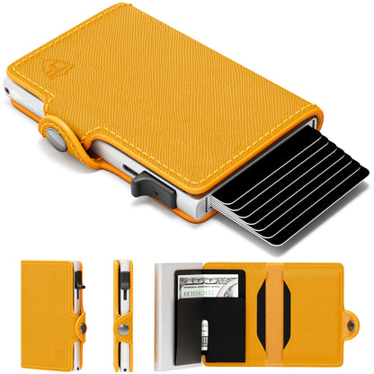 Conceal Plus Small RFID Wallet for Women, Slim RFID Blocking Credit Card Holder Womens Wallet, Smart Pop Up Minimalist Card Case, Holds 4-6 Cards Plus Cash & ID, Compact Travel Wallet