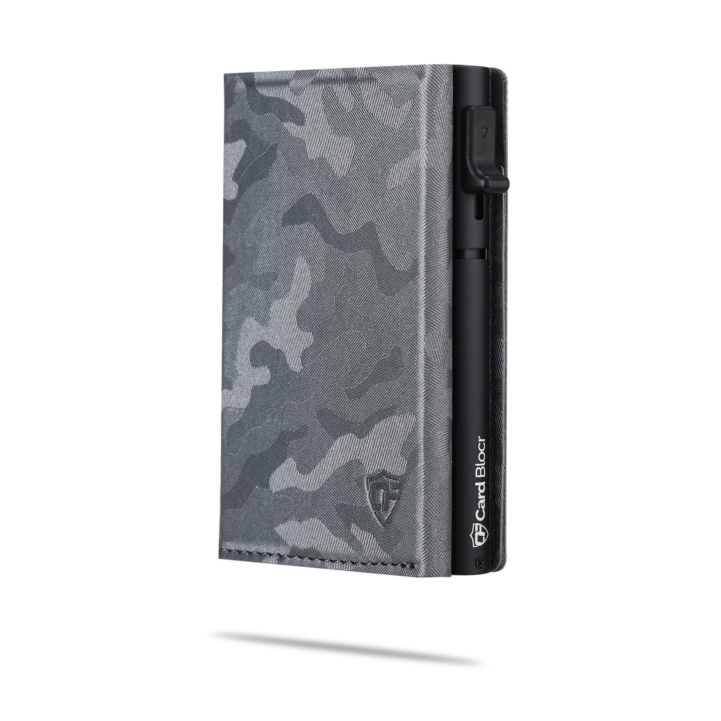 Card Blocr Slim RFID Blocking Credit Card Wallet Gray Camo