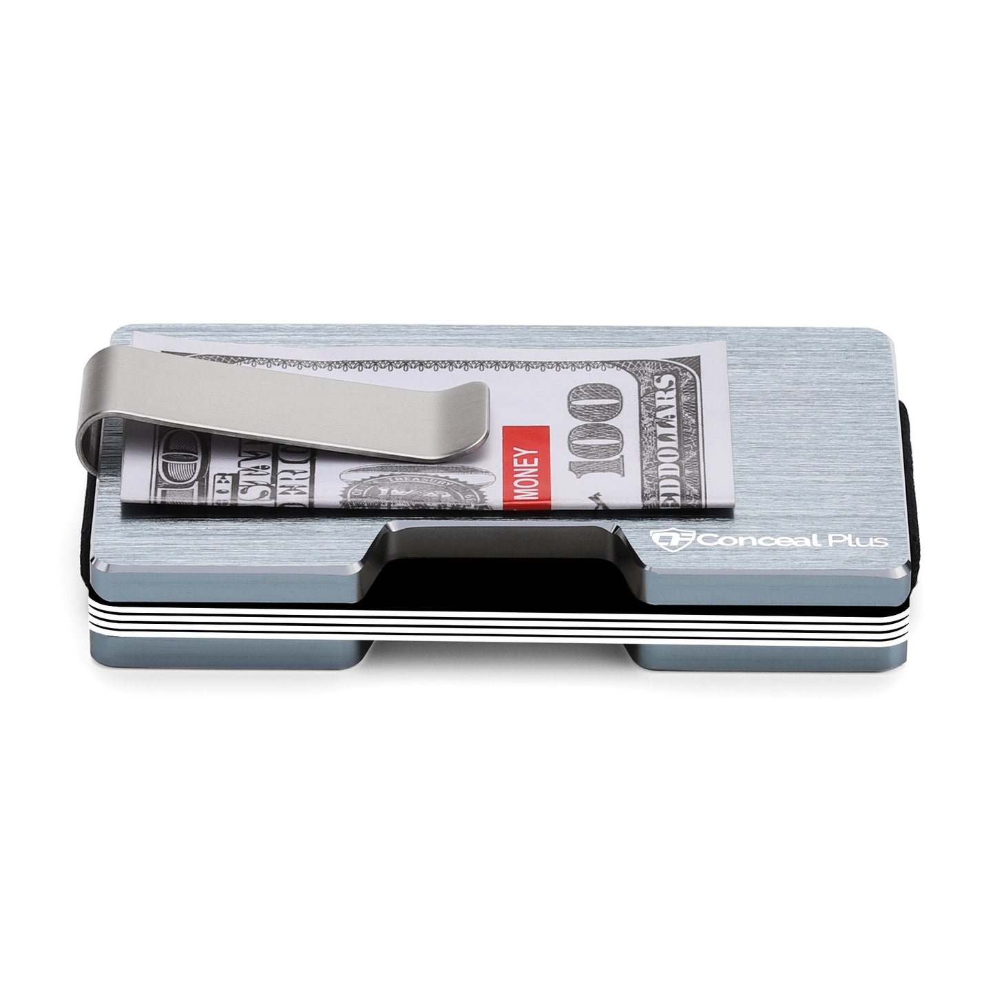 Card Blocr Money Clip RFID Blocking Credit Card Holder Milled Titanium Aluminum
