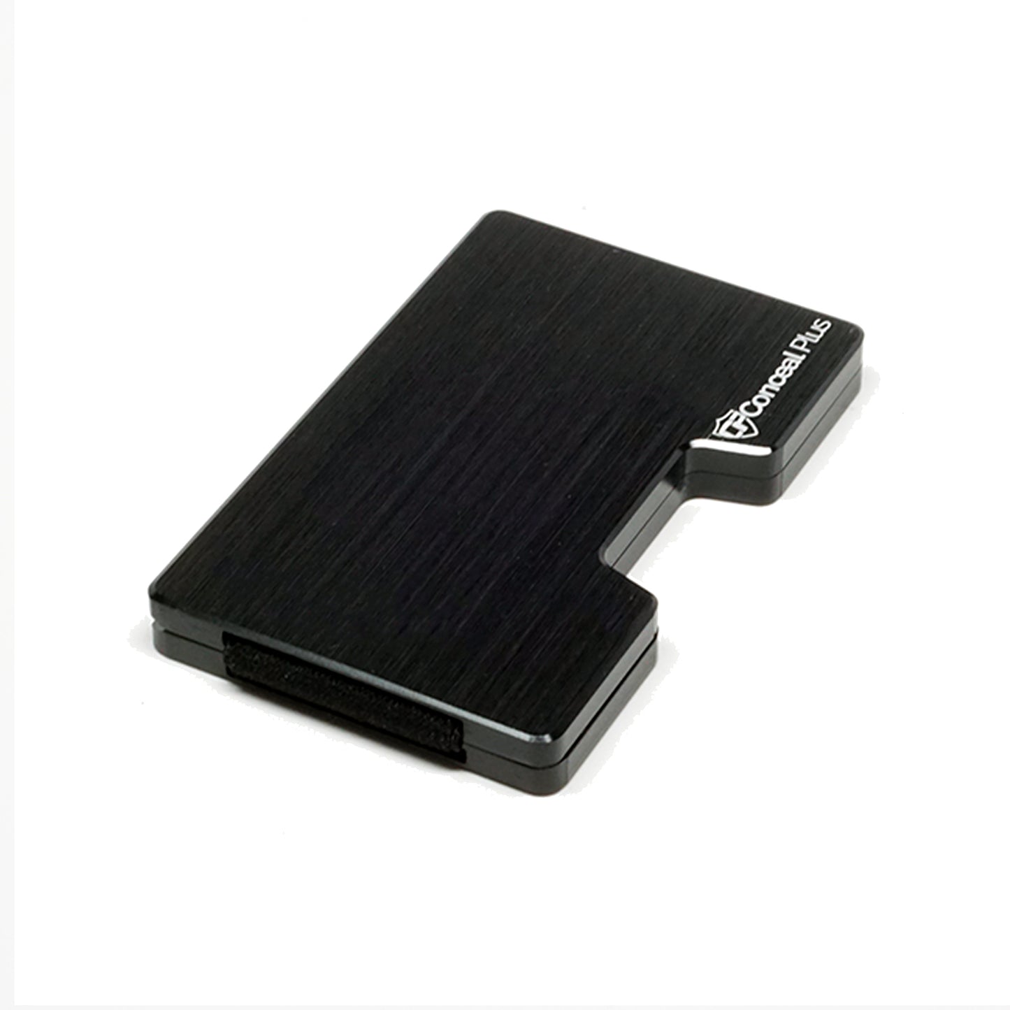 Card Blocr Money Clip RFID Blocking Credit Card Holder Milled Black Aluminum