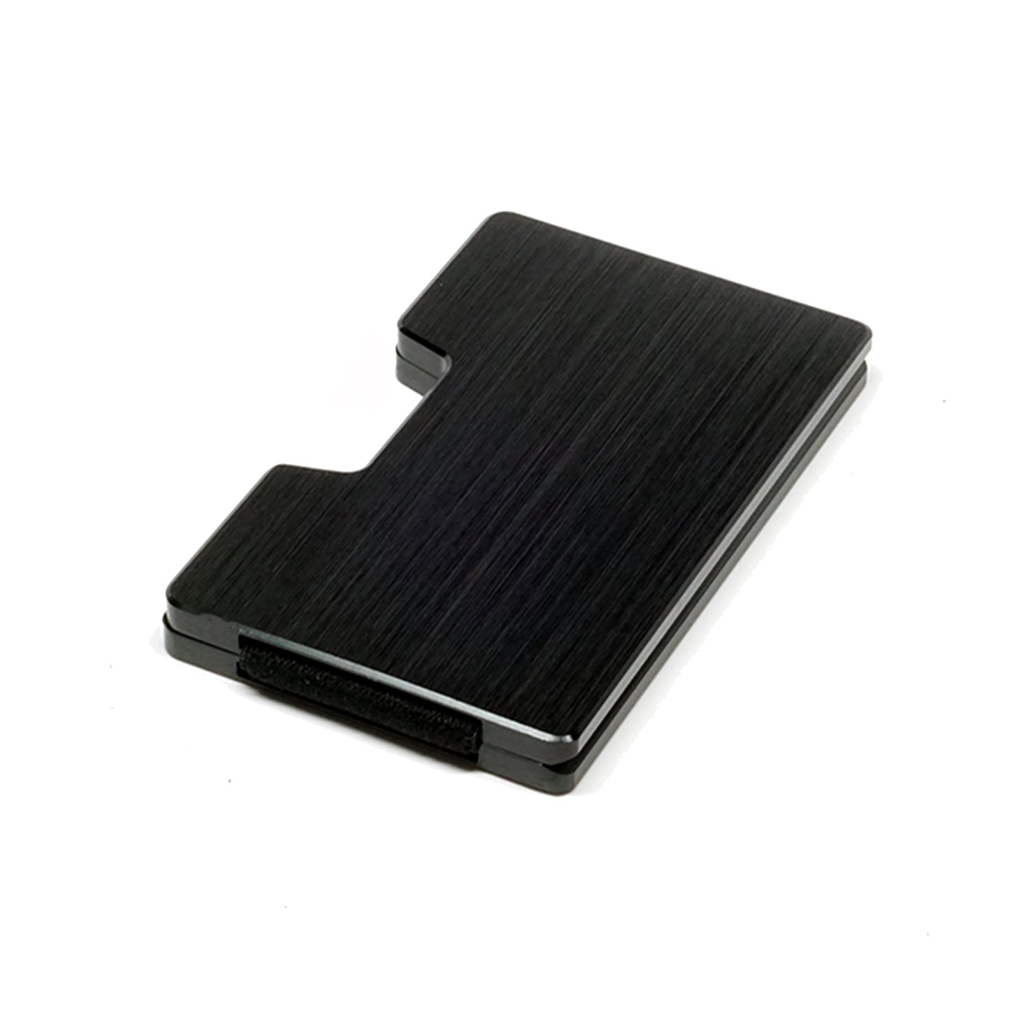 Card Blocr Money Clip RFID Blocking Credit Card Holder Milled Black Aluminum