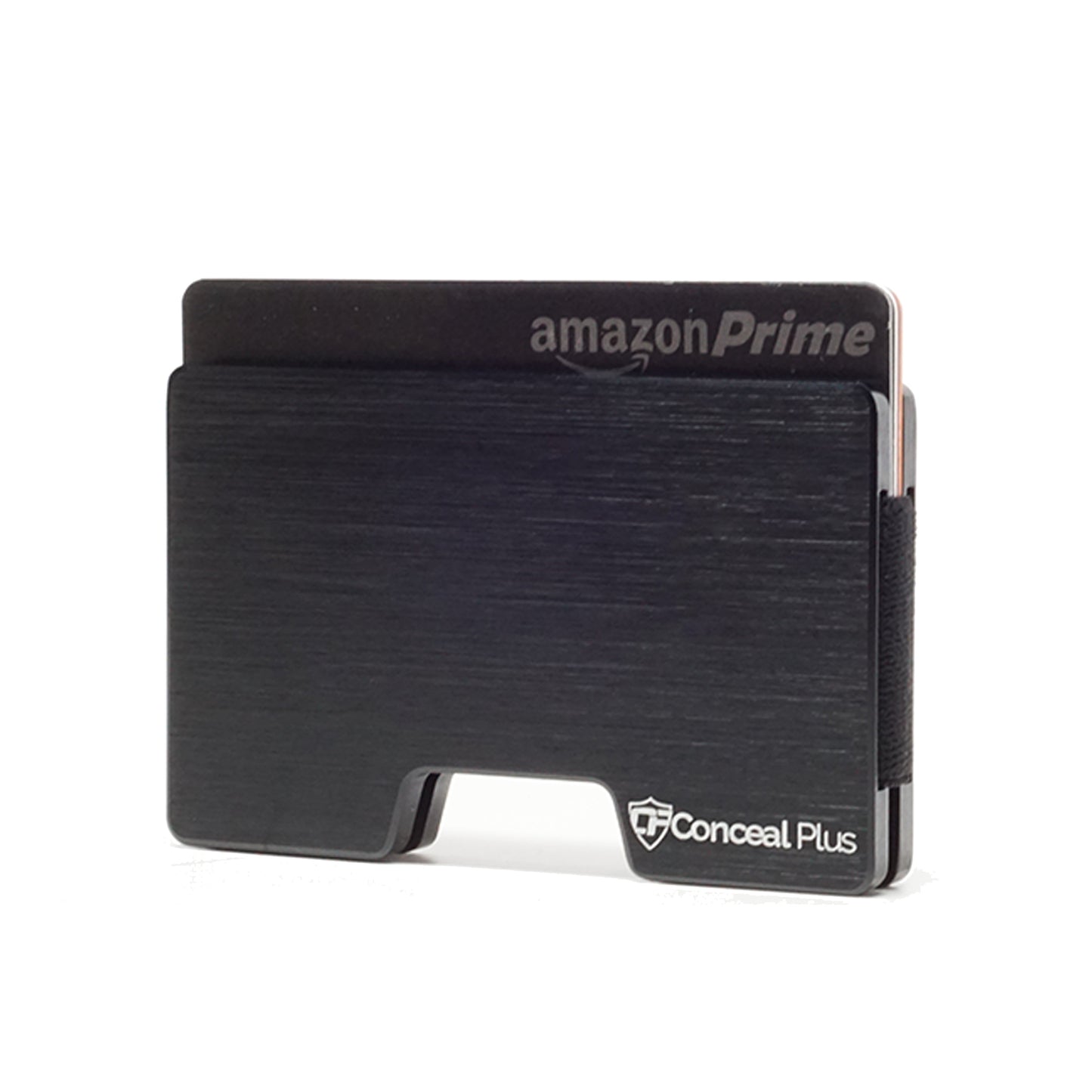 Card Blocr Money Clip RFID Blocking Credit Card Holder Milled Black Aluminum