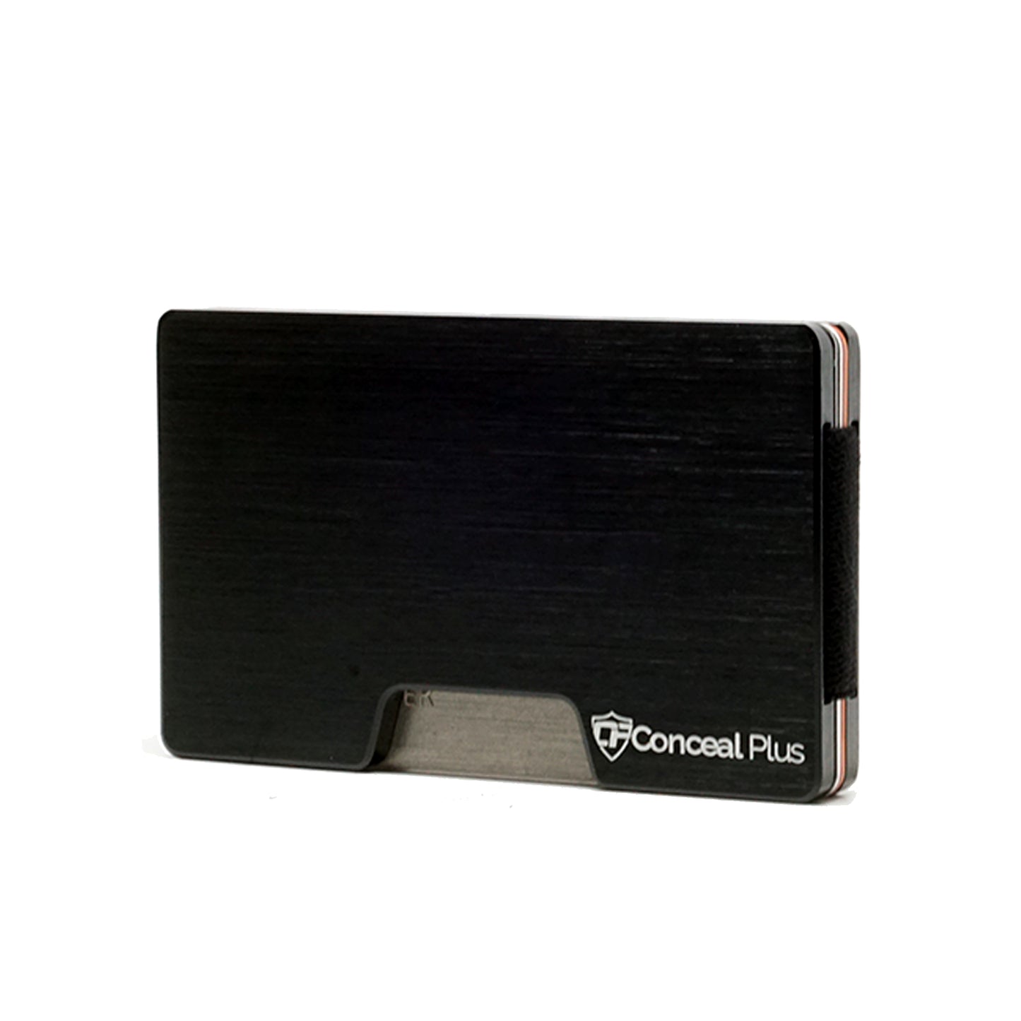 Card Blocr Money Clip RFID Blocking Credit Card Holder Milled Black Aluminum