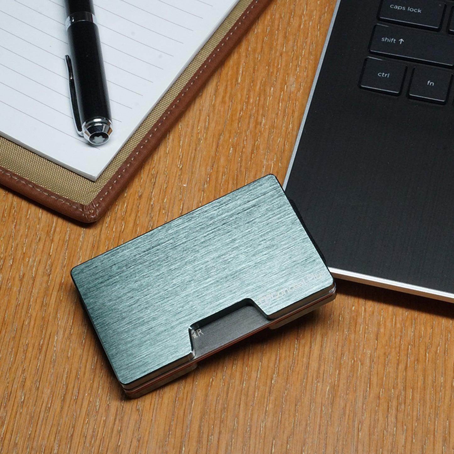 Card Blocr Money Clip RFID Blocking Credit Card Holder Milled Titanium Aluminum