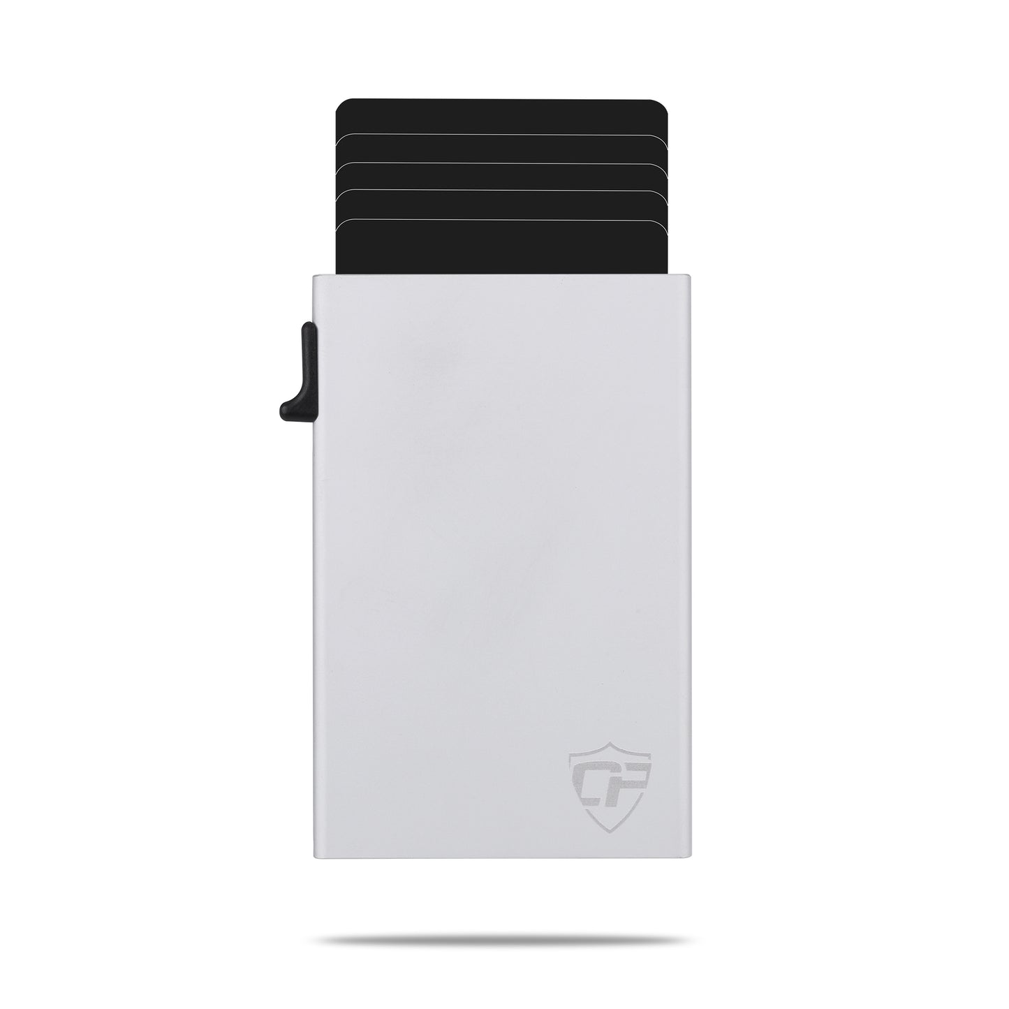 Card Blocr Credit Card Holder Silver Trigger Wallet