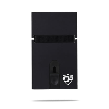 Card Blocr Metal Credit Card Holder Black Slide Wallet