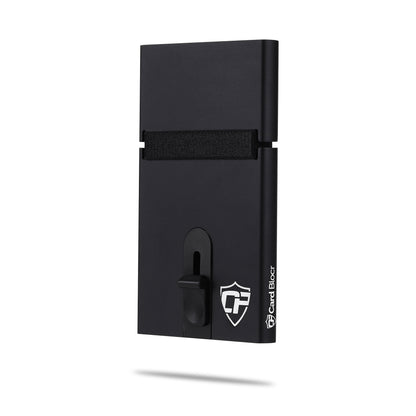 Card Blocr Metal Credit Card Holder Black Slide Wallet