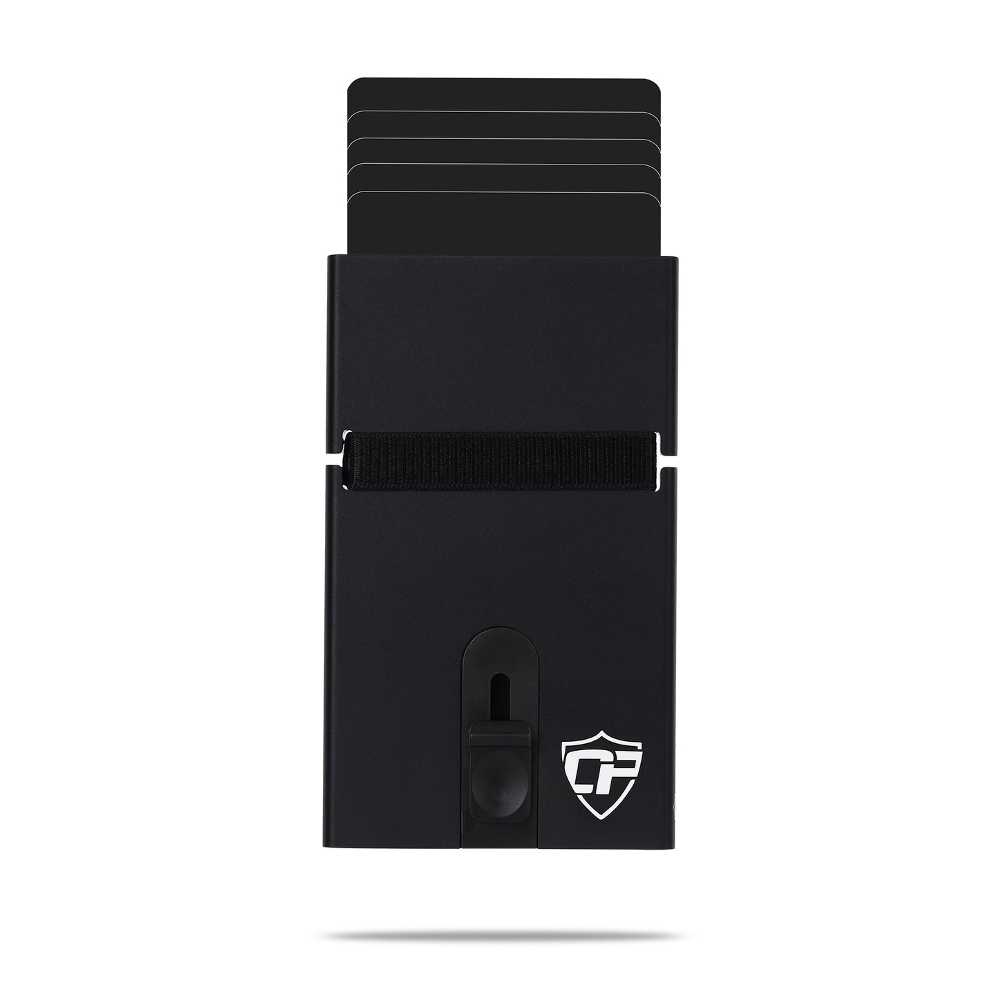 Card Blocr Metal Credit Card Holder Black Slide Wallet