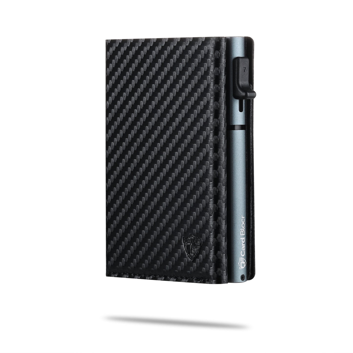Card Blocr Slim RFID Blocking Credit Card Wallet Black PU Leather