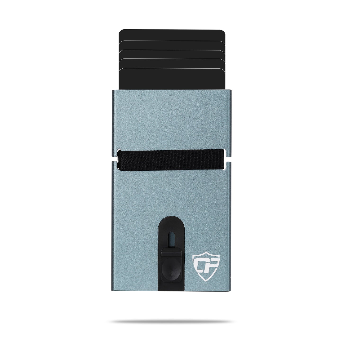 Card Blocr Metal Credit Card Holder Titanium Slide Wallet
