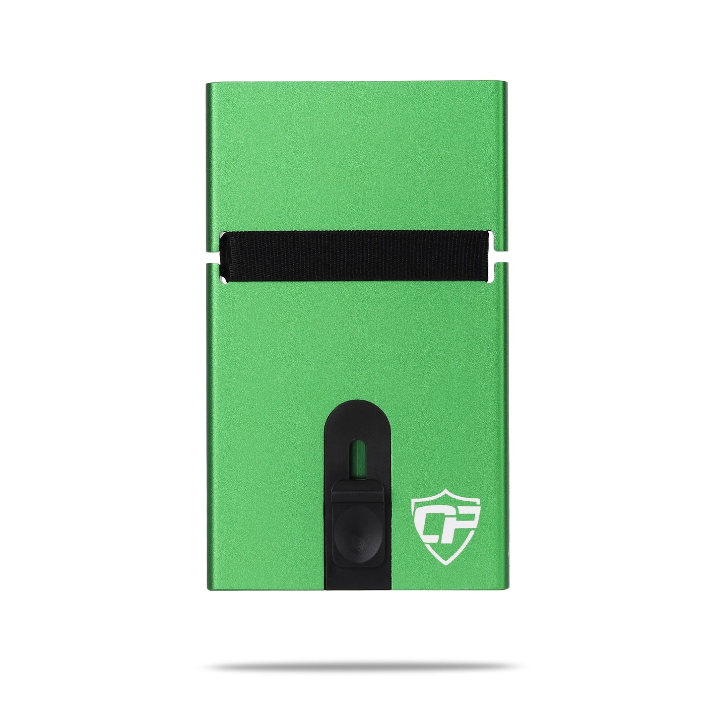 Card Blocr Metal Credit Card Holder Green Slide Wallet