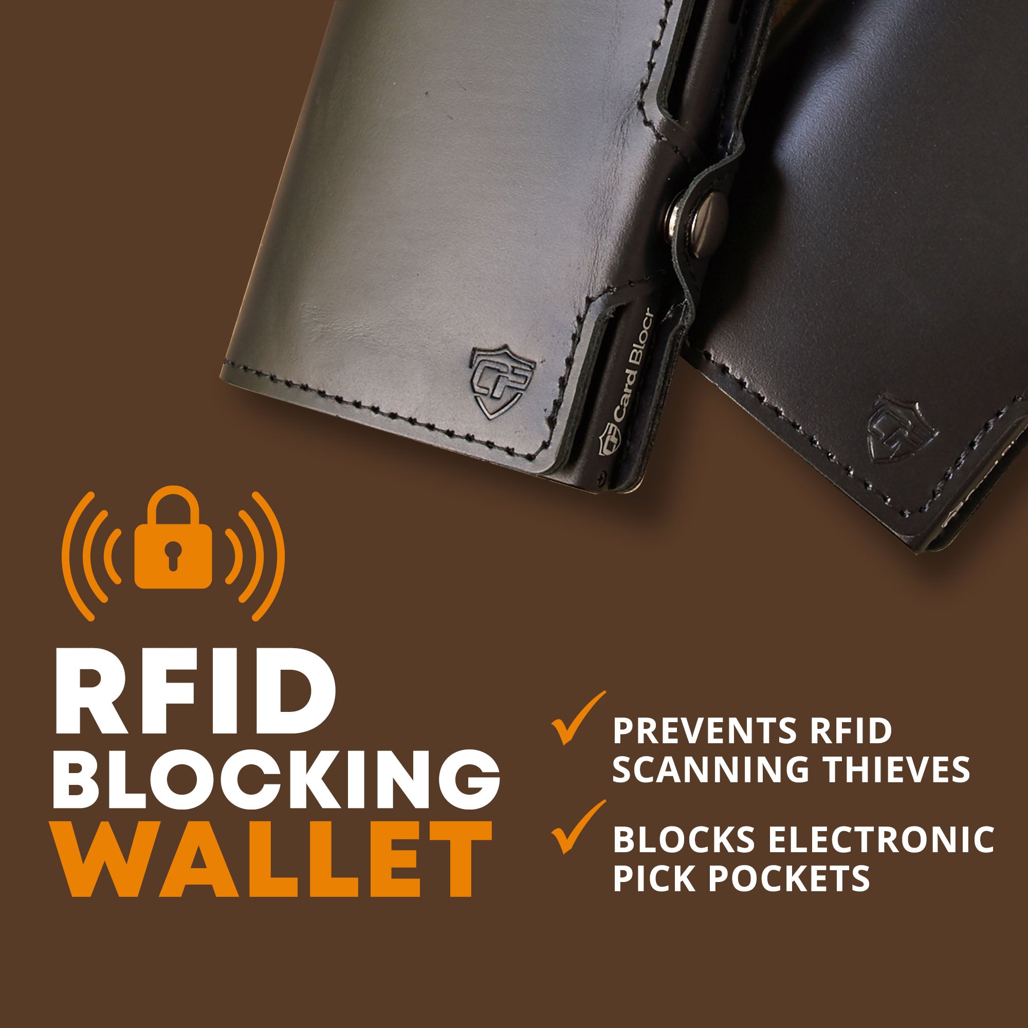Card Blocr Leather Credit Card Wallet – Conceal Plus